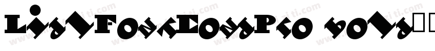 LidlFontCondPro bold字体转换